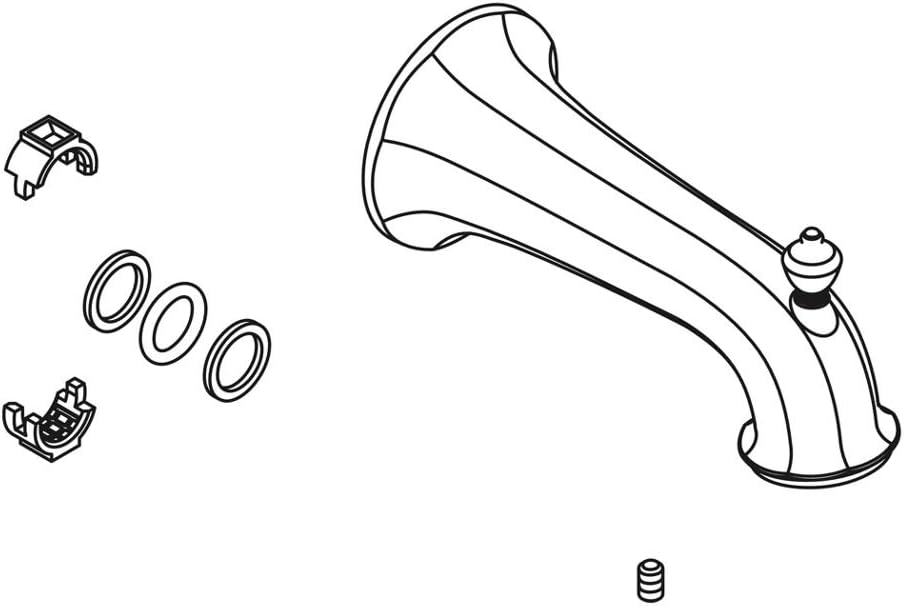 KOHLER 1097031-CP Plumbing Fixture Genuine Repair Part, Polished Chrome