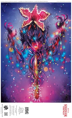 Image of Buffalo Games - Stranger Things Demogorgon Lights 500 Piece Jigsaw Puzzle Colorful Puzzle for Adults - Precision-Cut Pieces, Beautiful Artwork, and Hours of Relaxing Fun