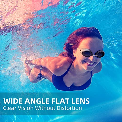 Water Space Swimming Goggles Adult, 2 Packs Swimming Goggles for Men and Women Anti Fog UV Protection No Leaking with Protective Boxes - Image 3