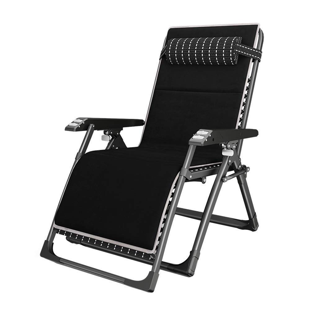 Chaise longue de jardin sans gravité avec grand tapis respirant amovible