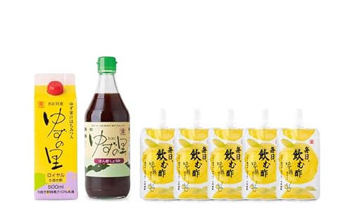高田商店「ゆずセット」A [柚子 ゆず ユズ 調味料 醤油 しょうゆ 酢 ポン酢 ゼリー 老舗 愛媛県 鬼北町]