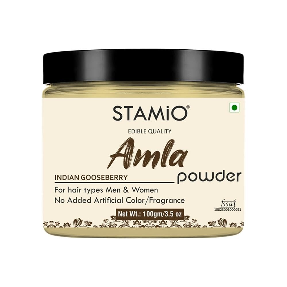STAMIO Amla Powder 100 gm | Pure Seedless Indian Gooseberry | Sun Dried Phyllanthus emblica Fruit | In Jar 0.22 lb / 3.53 oz (B0CC31LHZ5) Amazon Price History, Amazon Price Tracker