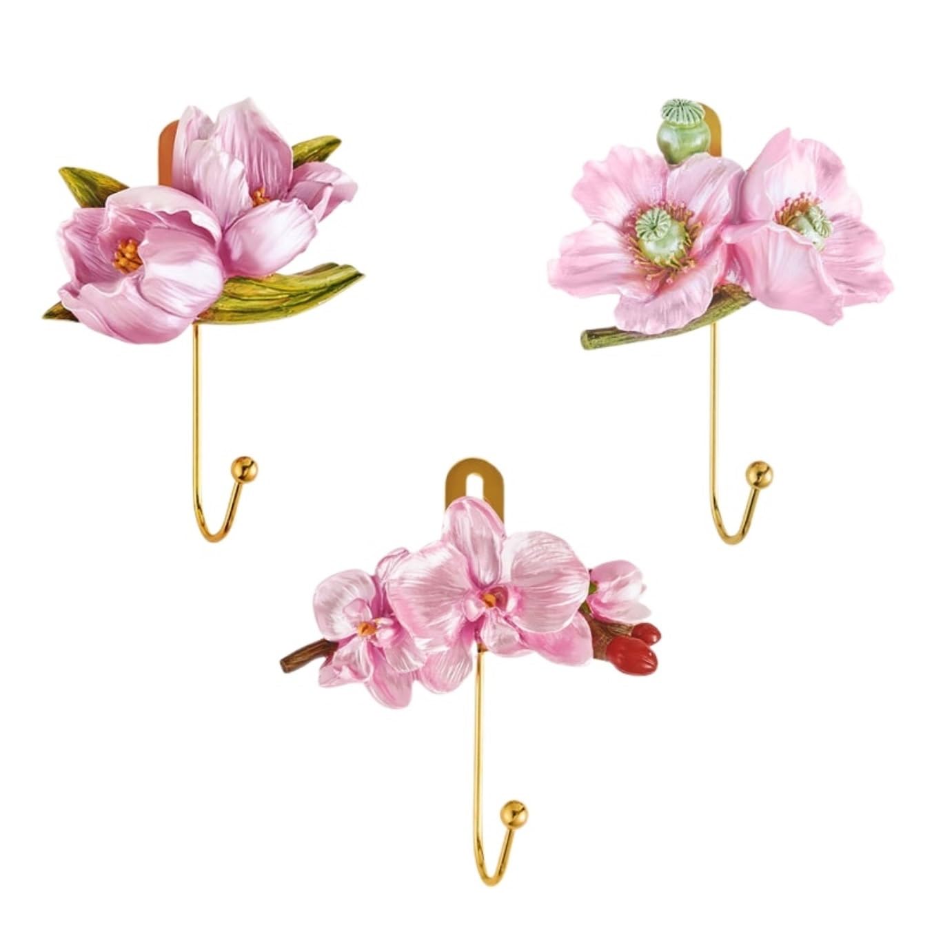 Azhkjkzh F Coats Hooks Wall Mounted Resin Lower Wall Hooks Mounted Or Hanging Coat Hat Key Towel Handbag Clothes Towel(F)