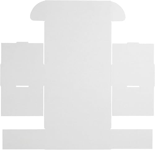 Miniatura 4 de Stockroom Plus Cajas de cartón – 9 x 6 x 3 pulgadas, blancas, paquete de 50 – Sobres y cajas de regalo con tapas – Embalaje corrugado para