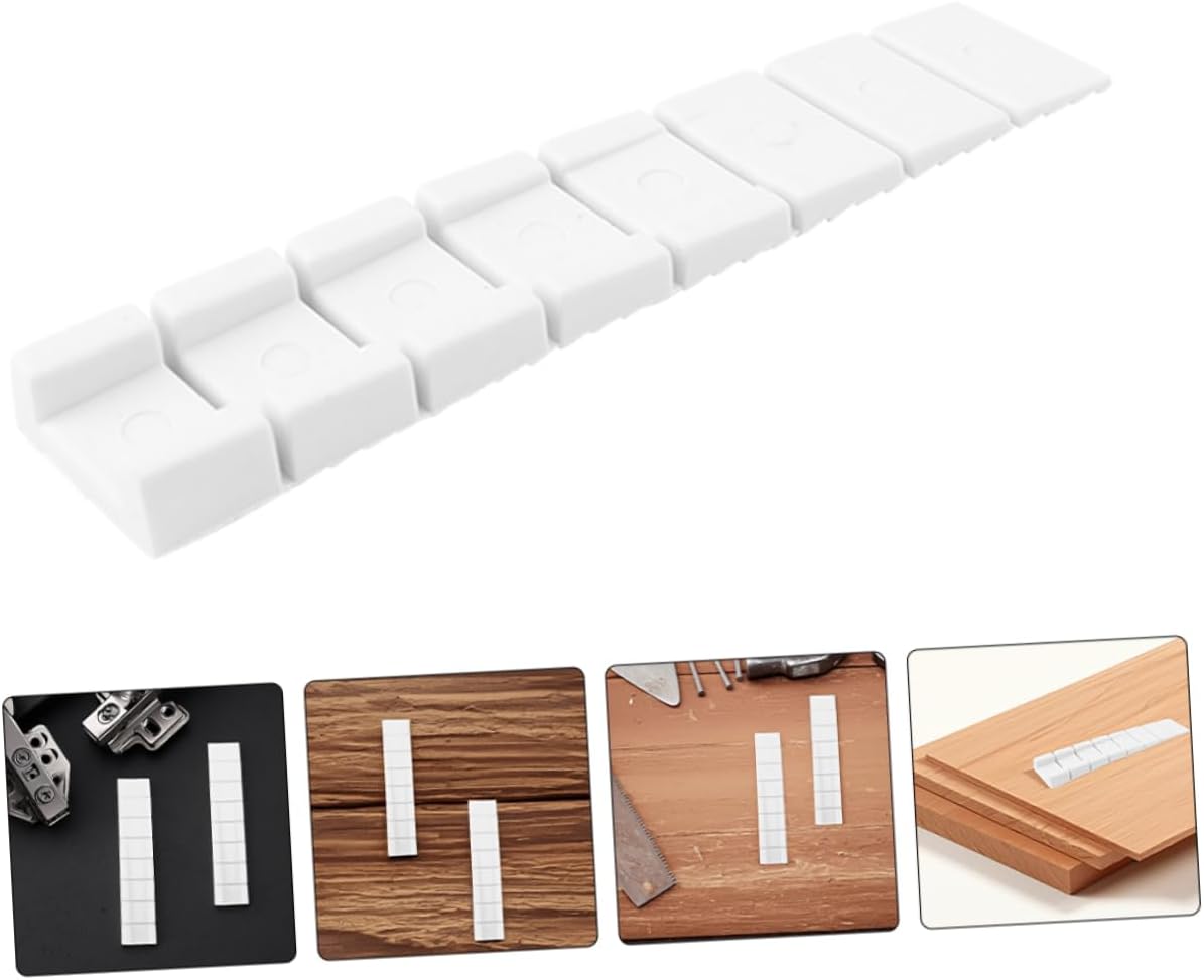 Kit 40pcs Plastic Shims for Furniture Cabinets Tables and Chairs Leveling Solution