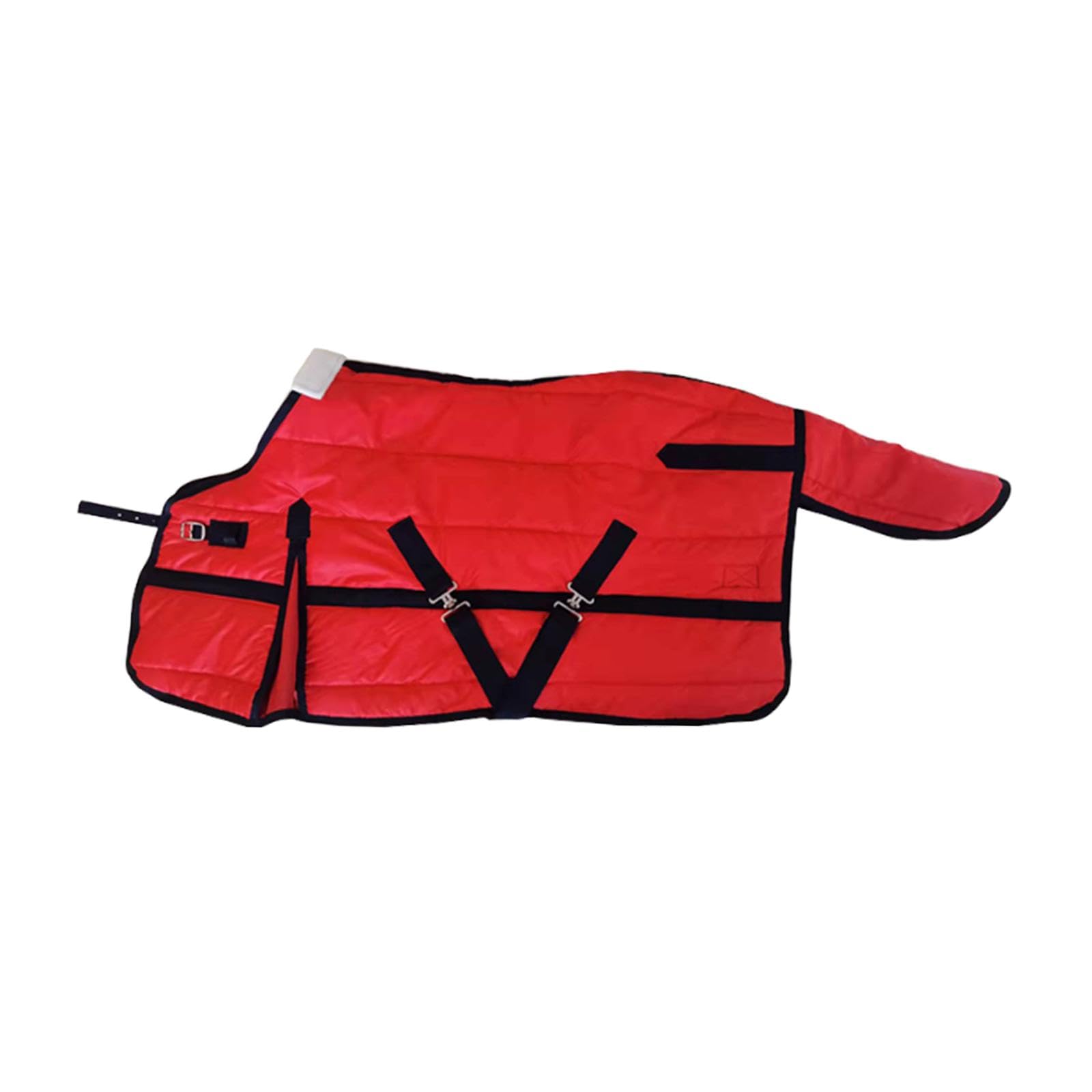 Qianly Manta para Caballo Ropa de Invierno Impermeable Transpirable Protección Térmica en Tela Oxford Adecuada para Actividades Al Aire Libre Y Entrenamiento