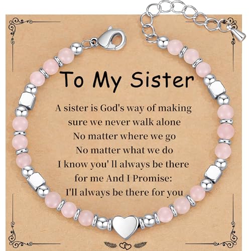 Image of Best Friend Bracelet Gifts for Women Sister Bestie, Christmas Gift for Teens Mom Daughter Granddaughter Birthday Gift for Her Stocking Stuffers