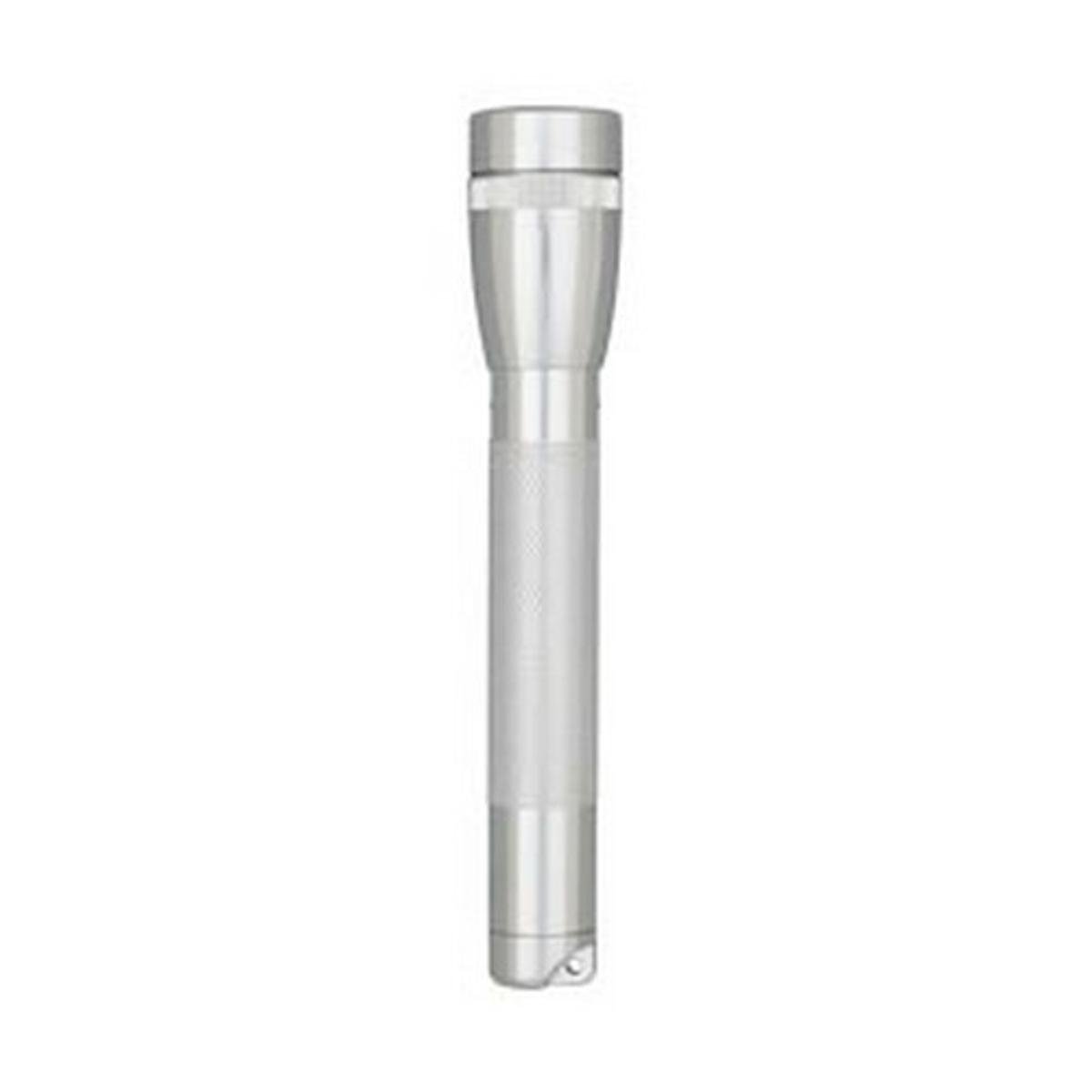 Maglite Mini LED 2-Cell AA Flashlight with Holster, Silver