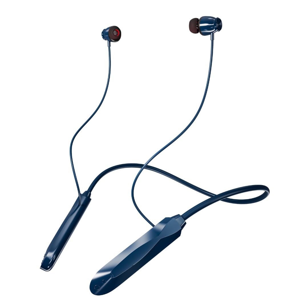 InEar MJ-Tune Wireless Neckband Headphones - Crystal Clear Sound, Magnetic Earbuds, Voice Assistant, Type-C Fast Charging, 1 Hour Charge, 12 Hours Music Time, 1m Working Distance (Blue) (B0D6WHQJSY) Amazon Price History, Amazon Price Tracker