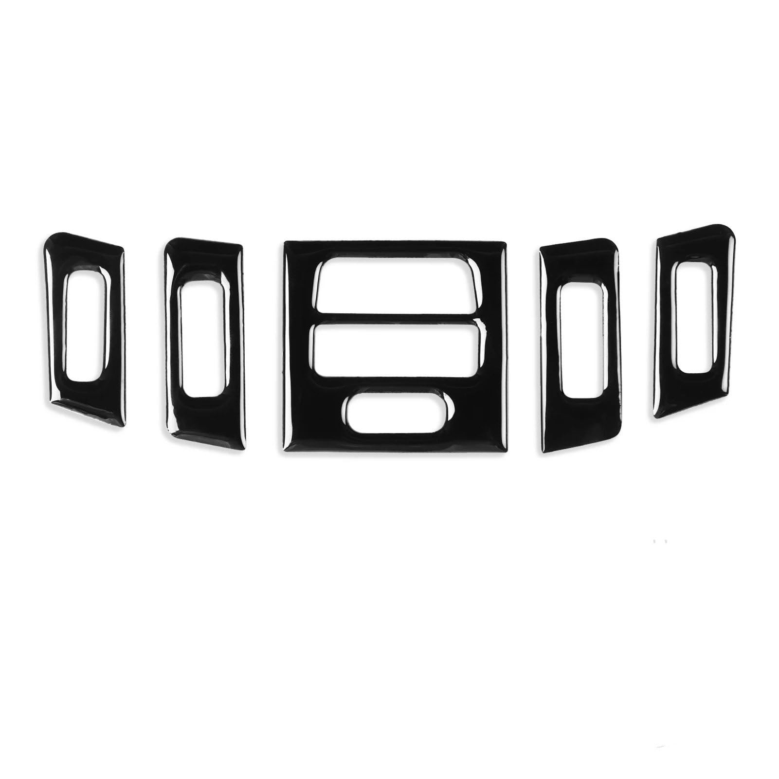 Ggwqfuh Black A Interior Trim For Bmw 3 Series 2005-2012 E90 E92 E93 Piano Ir Conditioner Outlet Plastic Plate Trim Car Interior Accessoriers Sticker Auto Central Inner(Black A)