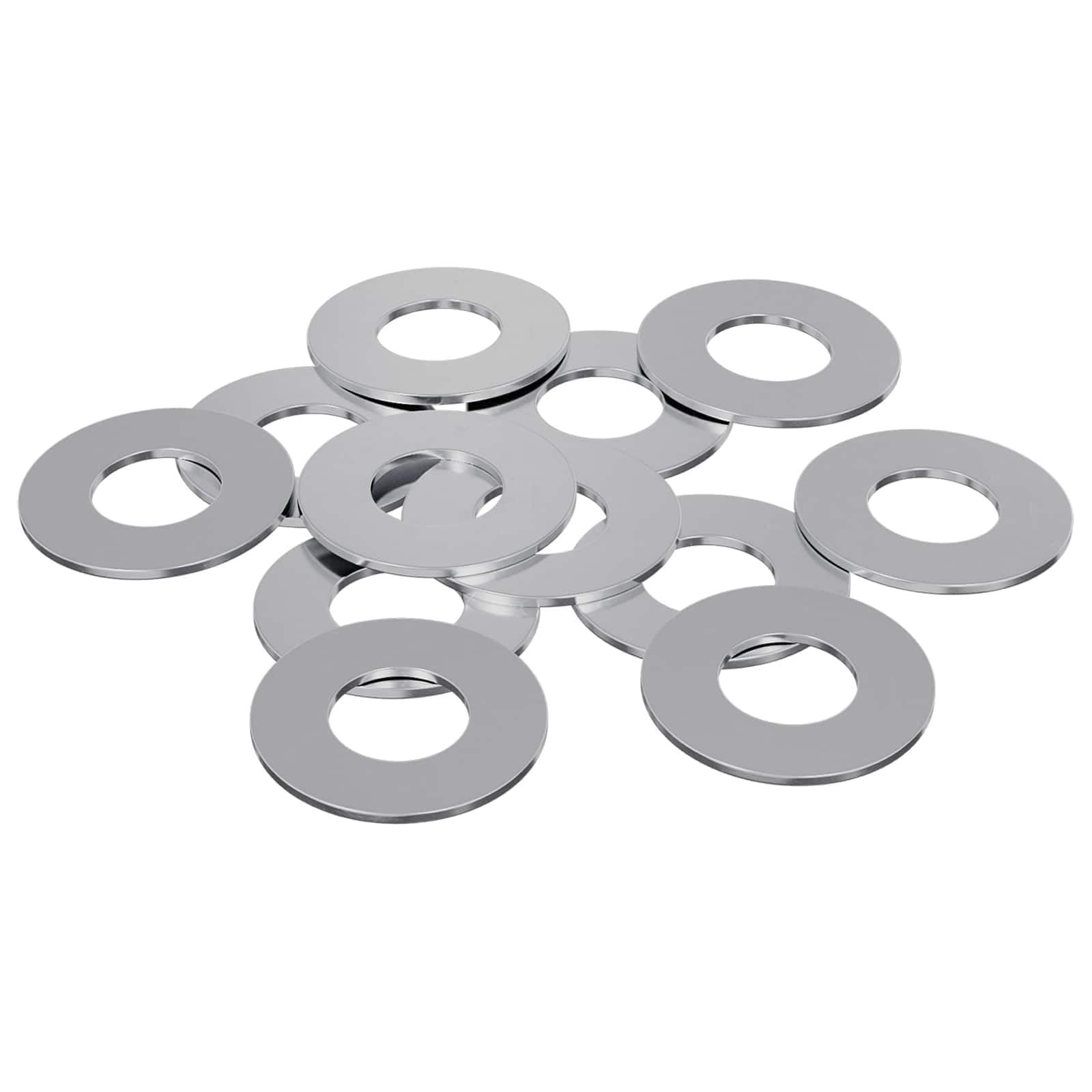vidaXL Arandelas 11842 pcs Plateado Hierro, Tornillo Funcional, Accesorio Moderno, Sujetador de Panel y Pieza Industrial para proyectos
