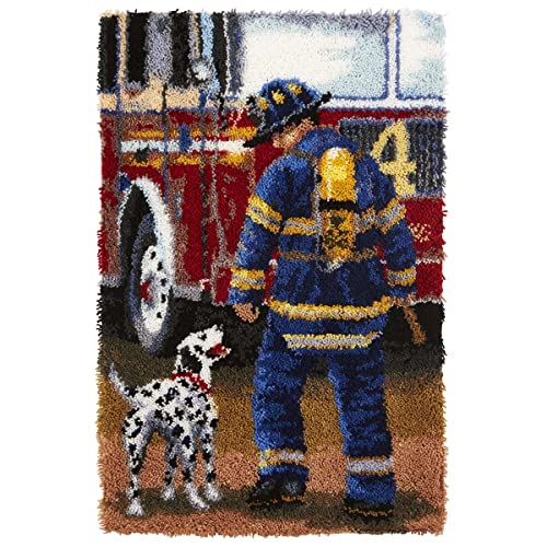 Herrschners Firefighter Latch Hook Kit