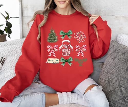 You Serious C.lark Sweatshirt, Funny Holiday Pullover, Christmas Vacation Shirt, G.riswold Christmas Sweatshirt, Christmas Shirt, Holiday Gift2