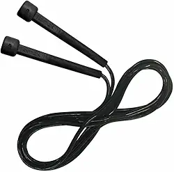 Corda de Pular Muvin Basics Tamanho Ajustável em PVC - Corda de Saltos Com Velocidade Para Treino Funcional - Exercícios - Cross Training - Academia - Tamanho Máximo 3,15 Metros