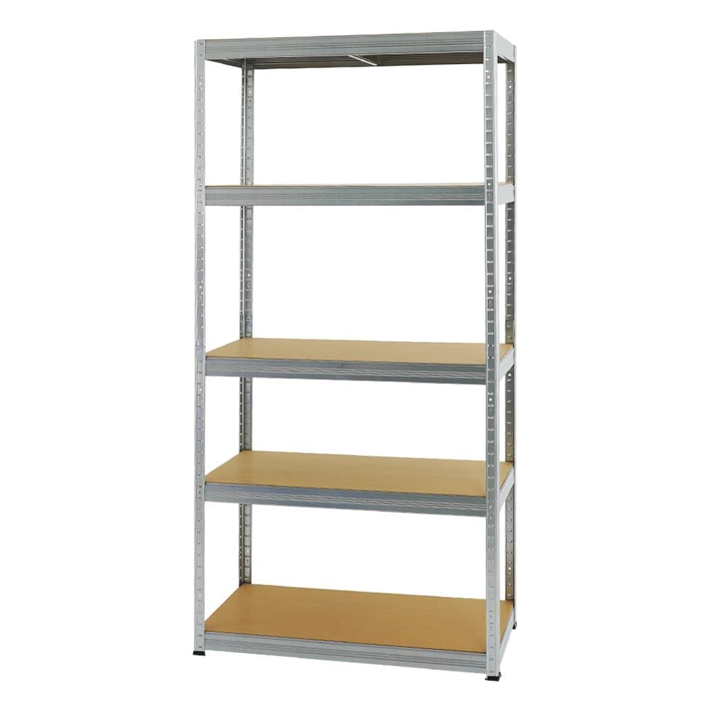 PROREGAL Schwerlastregal Slim Elephant Verzinkt 180x90x45cm Fachlast 350kg Kellerregal, Steckregal, Garagenregal, Lagerregal