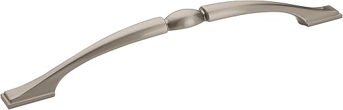 Amerock BP1315G10 Sterling Traditions - Tirador de electrodoméstico de níquel satinado de 12 pulgadas (12.008 in) de centro a centro