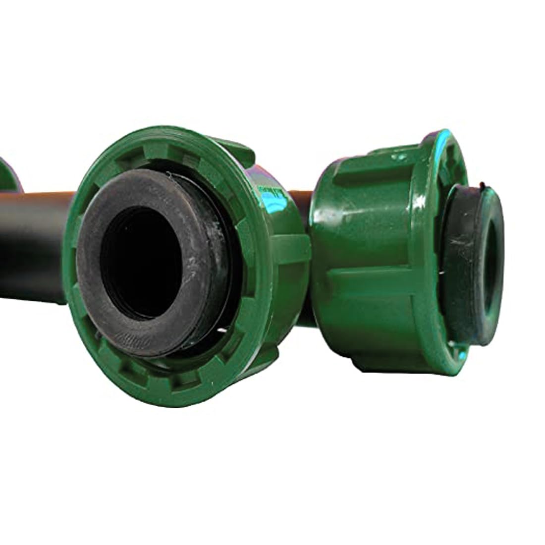 Colector de riego con 4 salidas laterales 1" | Montaje fácil y rápido para electroválvulas de riego| Rosca Hembra Giratoria | TE Colectora de jardín