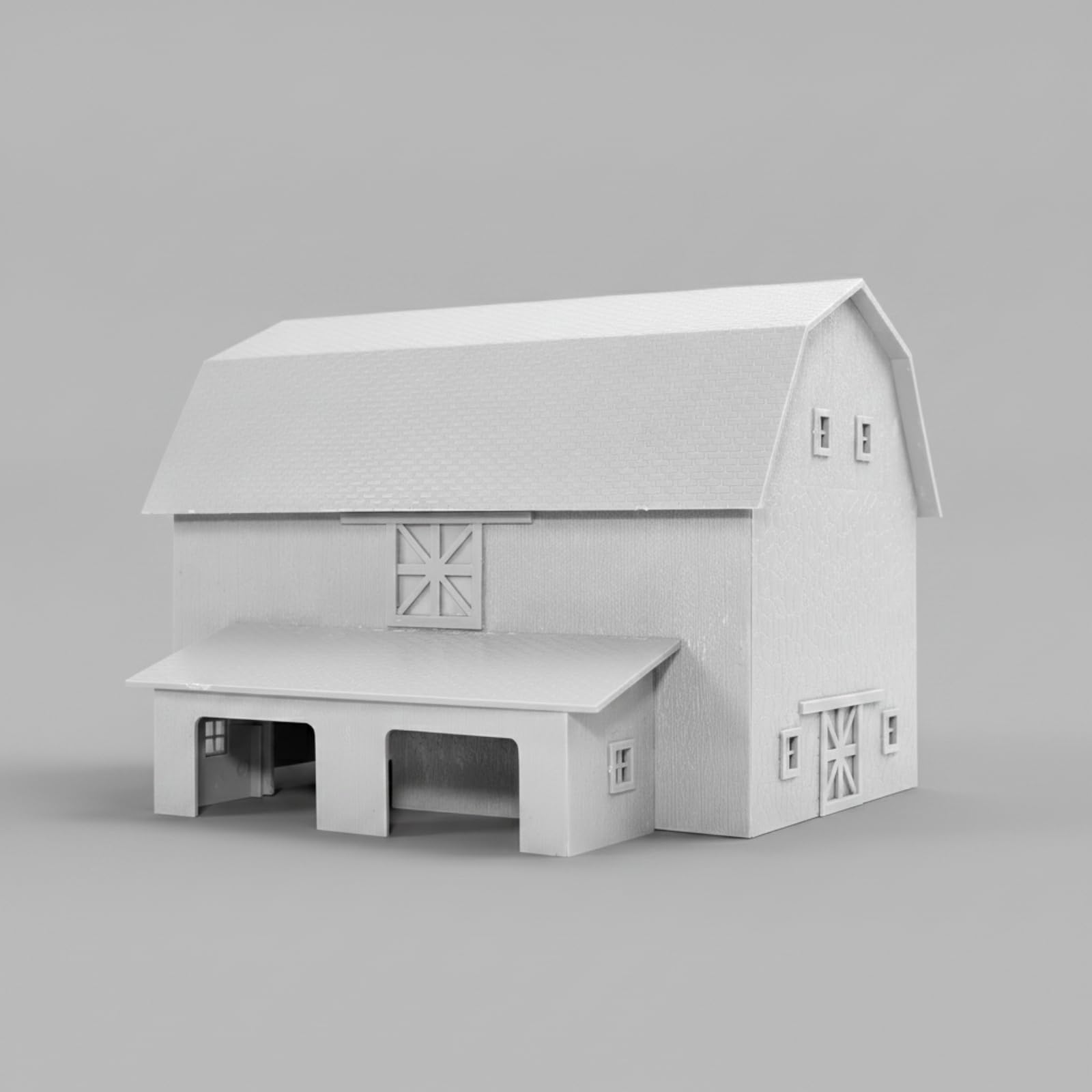 TISHITA Fienile HO | Due Aper, Modello Archittonico, Pareti Esrne Struttura, Modellismo, per Plastici Ferroviari, Modellisti