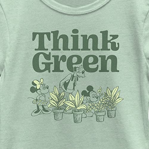 Disney Girl's Green Thinking T-Shirt2