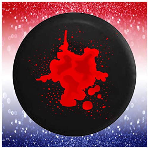 Tire Covers Blood Splatter Zombie Apocalypse Trailers,