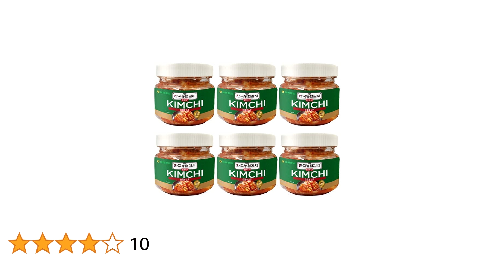 Amazon.co.jp: 韓国農協 キムチ 白菜 刻み 300g×6個入 無添加
