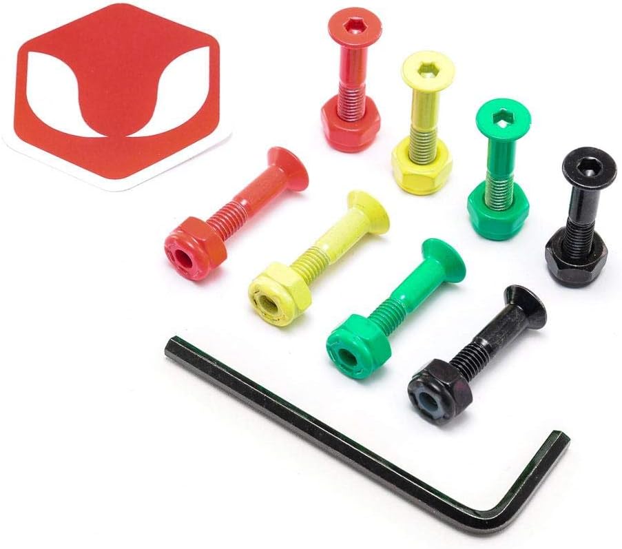 Venom 1" - Allen Key Directional Skateboard Deck Bolts/Screws/Hardware