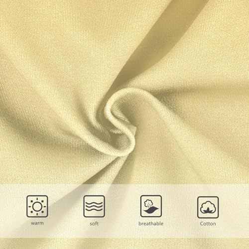 Joisal Girls Underwear Toddlers 2t Cotton Panties for Girl Artistic Underpants Briefs Yellow Cream Gradient Ombre3