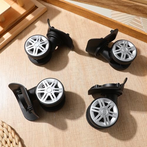 Set de 4 roulettes pour valise de rechange double roue pour chariot - 5