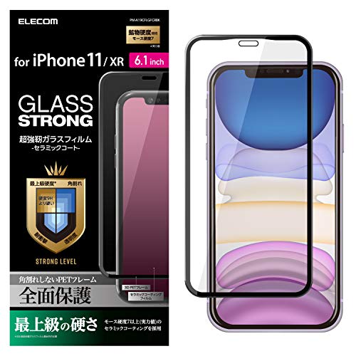 GR iPhone 11 / iPhone XR KX tB Sʕی t[t [Mdx9H荂dxŁAŏ㋉̍d] ubN PM-A19CFLGFCRBK