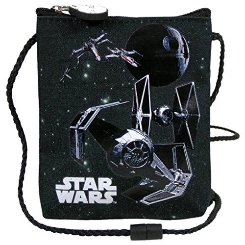 Preisvergleich Produktbild Unbekannt Star Wars TIE Fighter Brustbeutel Kinder Geldbörse Geldbeutel Portemonnaie