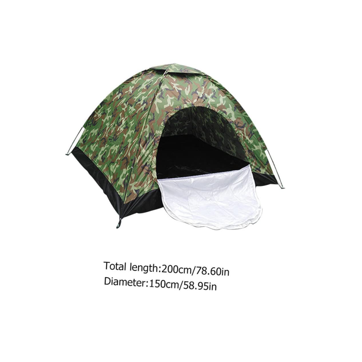 INOOMP Wasserdichtes Camping-notunterkunft Outdoor-Reise-notzelt Geeignet für Feldarbeit Camping Sonnenschutz Expeditionen Angeln und Bergsteigen Robust und Langlebig