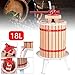 Produktbild Hengda® 18 Liter Obstpresse Presse Obstpresse Saft Weinpresse Beerenpresse Apfelpresse Maischepresse mit Presstuch