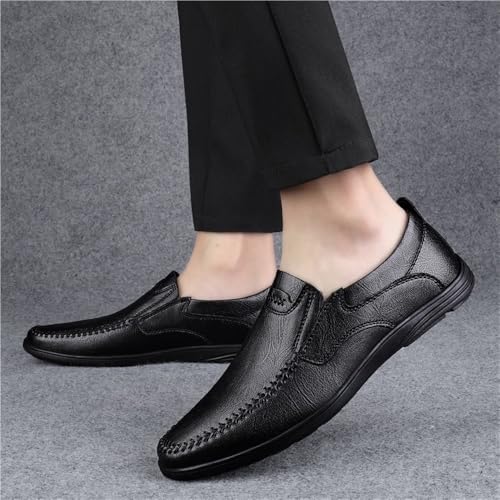 Mens Slip On Loafers for Casual Events Comfortable Walking Shoes Leather Lightweight Loafers Non Slip Sole for Men3