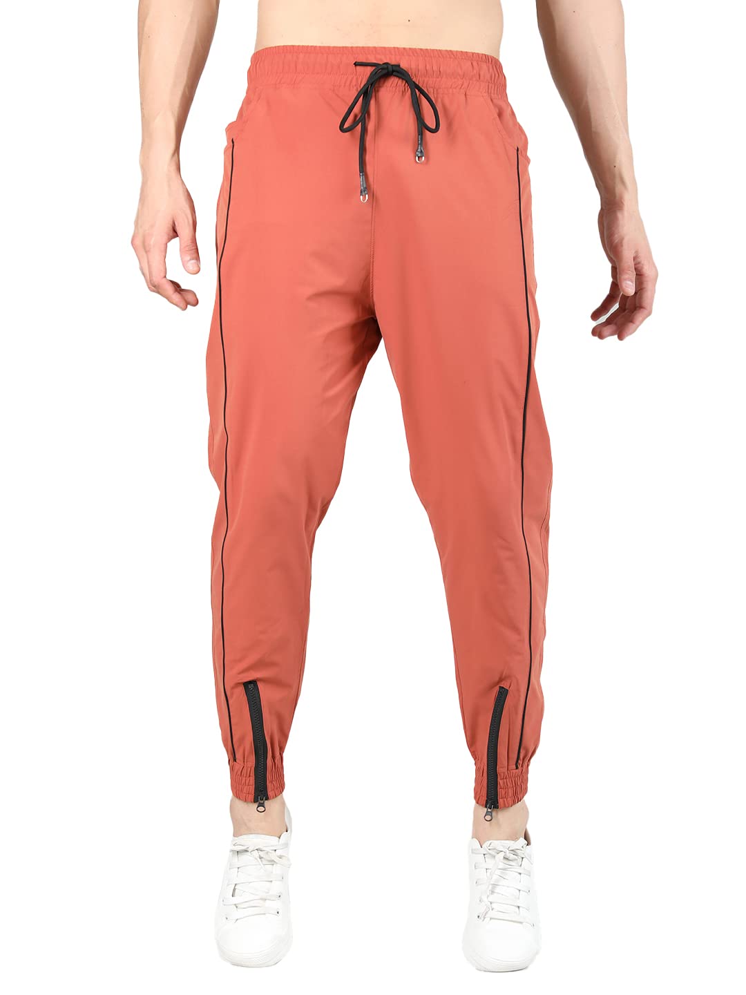 chkokko Men's Regular Fit Mid Rise Solid Sports Running Gym Track Pant Lower With Pocket-picture-33