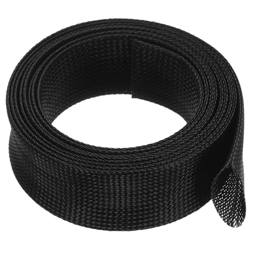 Manchon extensible noir protection anti-usure de 7,5cm uxcell
