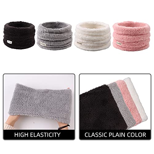 Image of JANGANNSA Fleece Kids Scarf - Warm Winter & Autumn Neck Warmer for Boys & Girls 1-6Y