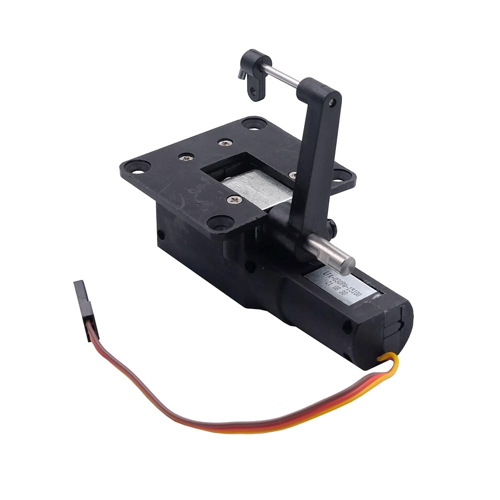 Retracción sin servo con bloque de Metal tren de aterrizaje retráctil eléctrico retracción de nariz 15091M for RC Fix Wing Airpalne(2 X Main)