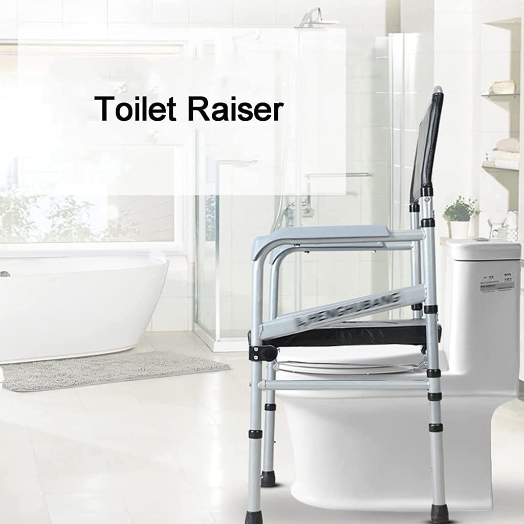 Składana Komoda/Krzesełko Pod Prysznic Ultra-premium Wyściełane krzesło prysznicowe, łóżko pastowatego Krzesło regulowane Regulowana wysokość, Krzesło Isoluba WC Krzesło alternatywne do toalety
