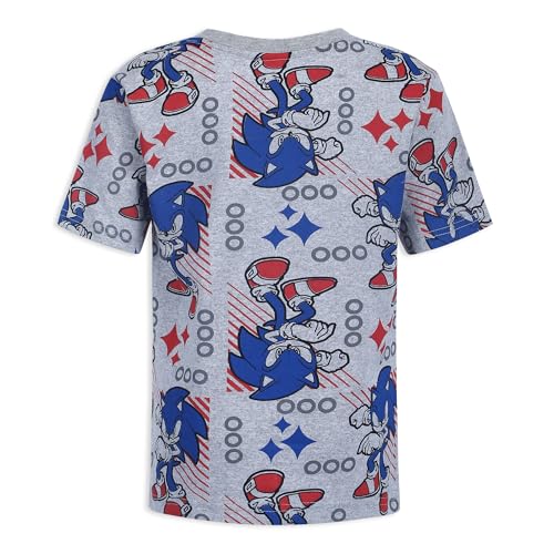 SEGA Sonic The Hedgehog Boys 2 Pack Short Sleeve T-Shirts for Little and Big Kids3