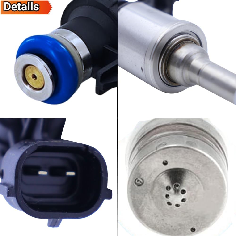 6pcs 16600-6KA0A Fuel Injectors Compatible For Nissan Pathfinder 3.5L V6 CVT AWD Platinum S SL SV/For Infiniti JX35 QX60 Base Comfort Premiuum Mid 2016-2020