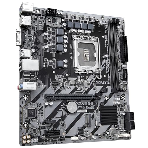 GIGABYTE H810M S2H Scheda madre - CPU Intel Core Ultra (Serie 2), VRM a 4+1+2 fasi, fino a 6400 MHz DDR5, 1xPCIe 4.0 M.2, LAN 1GbE, USB 3.2 Gen 1 - Scheda madre - Immagine 2