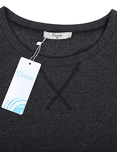 Image of Cestyle Workout Tops for Women Yoga Tops Running Shirts Activewear Tee Shirt