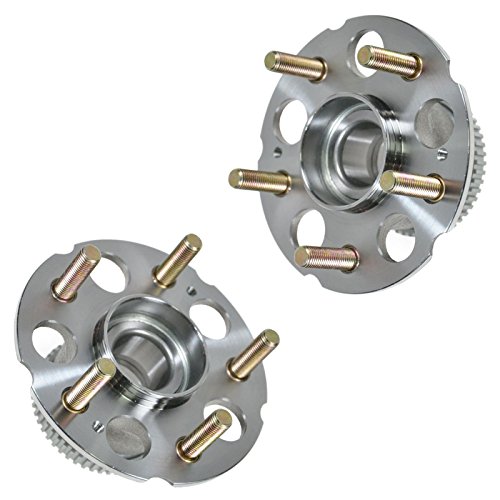 Image of TRQ 2 Piece Rear Wheel Bearing & Hub Assembly Set Compatible with 1999-2004 Honda Odyssey 1999 Isuzu Oasis