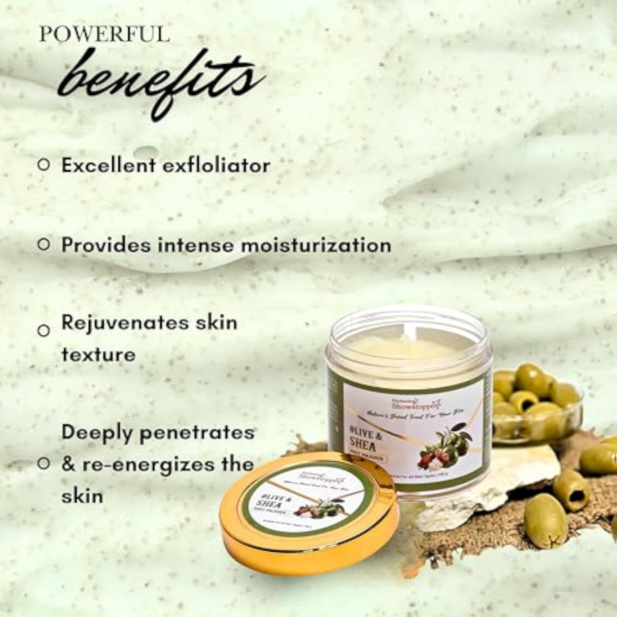 Olive & Shea Body Polisher, Deep Exfoliation