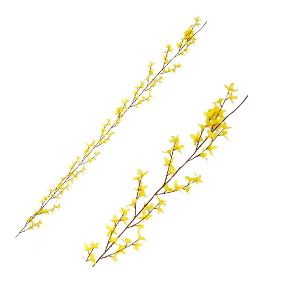 Floristrywarehouse Yellow Faux Silk Artificial Forsythia Flower Garland 145Cm