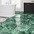 40-Pack Peel and Stick Floor Tiles Vinyl Floor 12 x 12 inch Self Adhesive Waterproof Flooring Planks DIY for Bathroom, Kitchen, Living Room, RV, Cover 40 Sq. Ft, Polish Green Marble