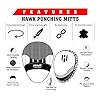 Punching-Mitts-Kickboxing-Muay-Thai-MMA-Boxing-Mitts-Training-Focus-Punch-Mitts-Bags-Hand-Target-Pads-for-Kids-Men-Women-Pair Hawk Sports Punching Mitts for Men, Women, and Kids, Leather Focus Mitts for Martial Arts and Boxing Training, Curved Punch Mitts for Karate, Kickboxing, Krav MAGA, Muay Thai, and Taekwondo, Pink