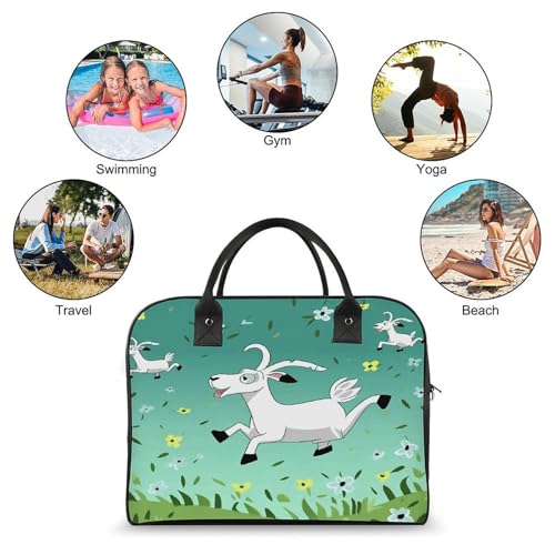 Maletín ligero para portátil unisex casual ajustable miniatura 4