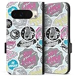 Étui noire: l'étui magnétique s'ouvre facilement à l'aide d'une languette latérale. En fonction de la taille du smarpthone, vous trouverez à l'intérieur 1 à 3 emplacements pour des cartes de visite.