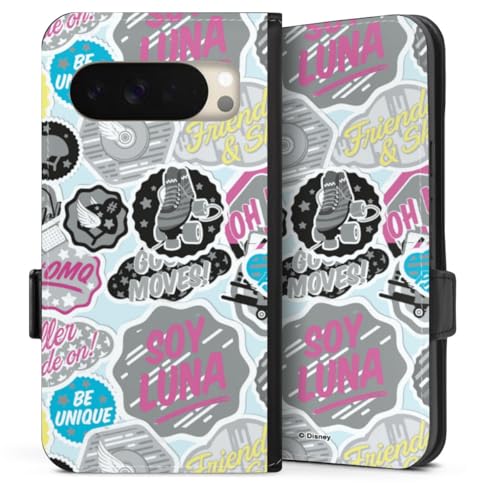Etui Compatible avec Google Pixel 10 Etui Folio Etui magnetique Soy Luna Disney Produit sous Licence Officielle